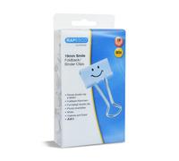 Pince double clip, (L)19 mm, Smile, bleu clair