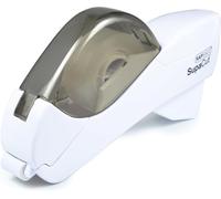Rapesco 1445 SupaCut Dévidoir de Ruban, 2 Rouleaux de Ruban Adhésif, Blanc | Automatique