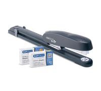 Rapesco 1480 ECO 790 Agrafeuse Long Bras, 2000 Agrafes 26/8 mm, Anthracite | Usage intensif, Capacité 50 Feuilles