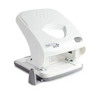 Rapesco 1526 ECO X5-40ps Perforatrice 2 Trous à Moins d'Effort, Blanc Doux | Capacité 40 Feuilles