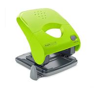 Rapesco 1529 Perforatrice 2 Trous à Moins d'Effort X5-40ps, Vert | Capacité 40 Feuilles