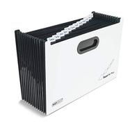 Rapesco 1624 SupaFile Plus Trieur à Soufflets, 13 Compartiments, A4+ | Extensible, Surdimensionné, Blanc