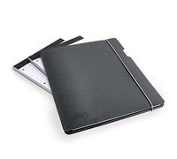 Rapesco 1636 Dossier de Conférence et 3 Blocs de Recharges, A4, Noir | Blocs avec 80 Feuille