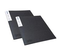 Rapesco 1643 Protège-Document avec Protection Antibactérienne, 20 Pochettes, A4, Noir, Lot de 2