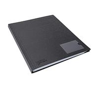 Rapesco 1650 Protège-Document Rigide avec 36 Pochettes, A4, Noir | Polypropylène, Protection Antibactérienne Germ-Savvy