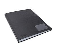 Protège-documents antibactérien Rapesco polypropylène A4 50 pochettes - 100 vues noir