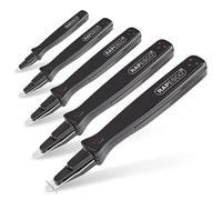 Rapesco 1737 Ôtes-Agrafes de Bureau Modèle 101, Noir, Lot de 5