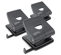 Rapesco 1738 Perforatrice 2 Trous 827-P, Capacité 30 Feuilles, Lot de 3