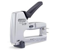 Rapesco 1766 ECO T14-ALU Agrafeuse/Cloueuse 5 en 1, Utilise les Agrafes de type 13, 53 et 71, les Clous de type 18G et 180 Clous sans Tête, Gris