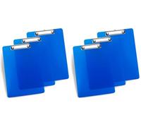 Rapesco 1822 Business Pack: 3 Porte-Blocs, A4, Bleu Transparents Givrés (Lot de 2)