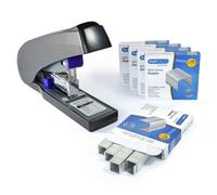 Rapesco Agrafeuse Gros Travaux X5-90ps + 5 Boîtes De 1 000 Agrafes 923/12mm (Type 23)
