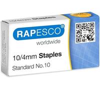 Rapesco AP510VZ3 Agrafes à Pointe en Acier Galvanisées 10/4mm, Lot de 5000