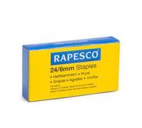 Rapesco Boite De 1000 Agrafes Galvanisées Hard Wire 24/6mm