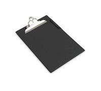 Rapesco CD1000B2 Porte-Bloc Recouvert de PVC à Grande Capacité, A4+, Noir