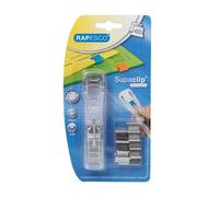 Rapesco Distributeur Supaclip® 40 Transparent & 25 Pinces En Acier Inoxydable