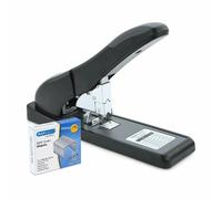 RAPESCO 1550 Agrafeuse de bloc ECO HD-140 noir + 1.000 agrafes