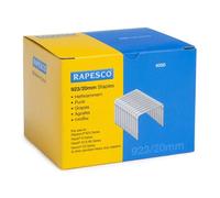 Rapesco Lot De 4 Boites De 1000 Agrafes Galvanisées 923/20mm Type 23