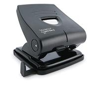 Rapesco PF827PB2 Perforatrice 2-Trous, Capacité 30 Feuilles, Noir | Protection Antibactérienne Germ-Savvy