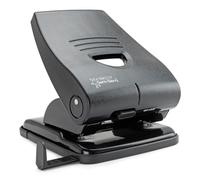 Rapesco PF835PB2 Germ-Savvy Antibactérien, 835-P Perforatrice à 2 Trous, Capacité de 40 Feuilles, Noir