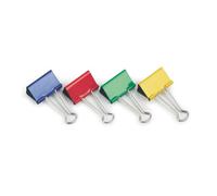Rapesco Pqt De 10 Pinces À Double Clip 19mm Assorties