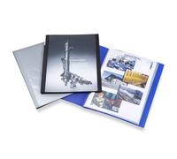 Rapesco Protège-Documents 10 Pochettes A4 Bleu