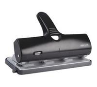 rapesco rapesco perforateur quatre trous alu 40, 40 feuilles, blanc noir Noir G