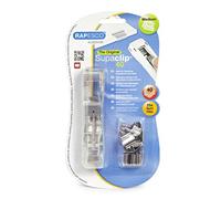 Rapesco RC4025SS Supaclip 40 Distributeur Transparent et 25 Pinces | Clips de Recharge en Acier Inoxydable