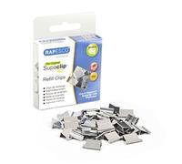 Rapesco RC4050SS Supaclip 40 Recharge de Pinces, 50 en Acier Inoxydable | En acier inoxydable
