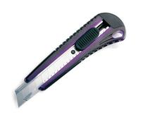 Rapesco RCK002A1 Cutter Rétractable 18 mm, Violet ou Bleu