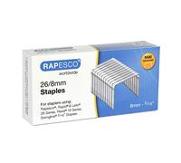 Rapesco S11880Z3 Agrafes Galvanisées 26/8mm (No.56), Lot de 5000