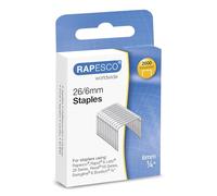 Rapesco S2662MA3 Agrafes Galvanisées 26/6mm (No.56), Lot de 2000