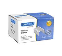 Rapesco S92308Z3 Agrafes Galvanisées Résistantes 923/8 mm, 4000 Agrafes