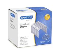 Rapesco S92312Z3 Agrafes Galvanisées Résistantes de Type 923/12 mm, 4000 Agrafes