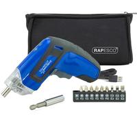 RAPESCO Visseuse sans fil, 3,6 V, antibactérienne, bleue