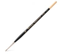 Raphaël Pinceau Aquarelle Martre Kolinsky Série 8408 Rond Taille 000 | Pointe extra-longue et effilée pour les détails fins, lignes délicates et travail de précision