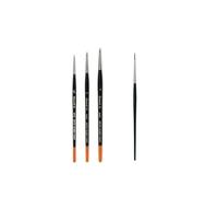 Raphael Pinceau Series 8404 Kolinsky Rouge Sable Set 3pcs Taille 3/0 2/0 0 + 1pinceau