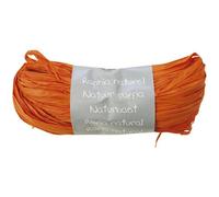 Pelote raphia naturel 50g, Orange - Orange