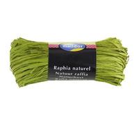Clairefontaine - 196019C - Pelote Raphia Vert anis - Ensemble de plusieurs fils de Raphia Longueur 1m50 par fil- 50g - Loisirs Créatifs - Emballage Cadeau - DIY Multiples