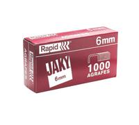 Agrafe Rapid Jaky 6 cuivrée - Boîte de 1000
