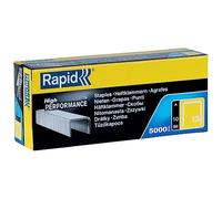 RAPID 11840600, Agrafes N°13, agrafes de longueur 10 mm, lot de 5000, agrafes à fil plat pour tapisserie, textile, travaux domestique, étiquetage