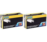 Rapid 12/12mm Galva Boîte de 5000 Agrafes (Lot de 2)