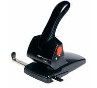 Rapid® 20922601 Perforateur pour dossiers HDC65, métal coulé, 65 feuilles, noir