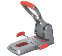 Rapid® 23000600 Superperforateur HDC150, fonte grise, 150 feuilles, argent/orange