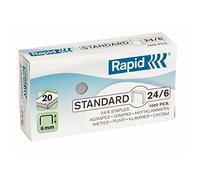 Rapid 24861200 Boîte de 2000 Agrafes 24/6 mm Assortis