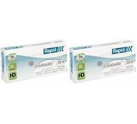 Rapid 24869100 Boîte de 1000 Agrafes 23/6 mm Galva (Lot de 2)