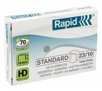 Rapid 24869300 Boîte de 1000 Agrafes 23/10 mm Galva