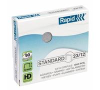 Rapid 24869400 Boîte de 1000 Agrafes 23/12 mm Galva