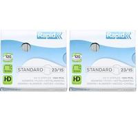 Rapid 24869600 Boîte de 1000 Agrafes 23/15 mm Galva