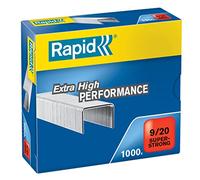 Rapid 24871700 Boîte de 1000 Agrafes 9/20 mm Galva