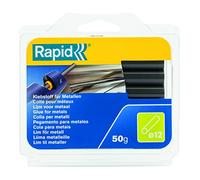 RAPID 40107352, Bâtons de Colle thermofusible, pour le Métal, Gris, ø 12 mm, Longueur 94 mm, 50 g